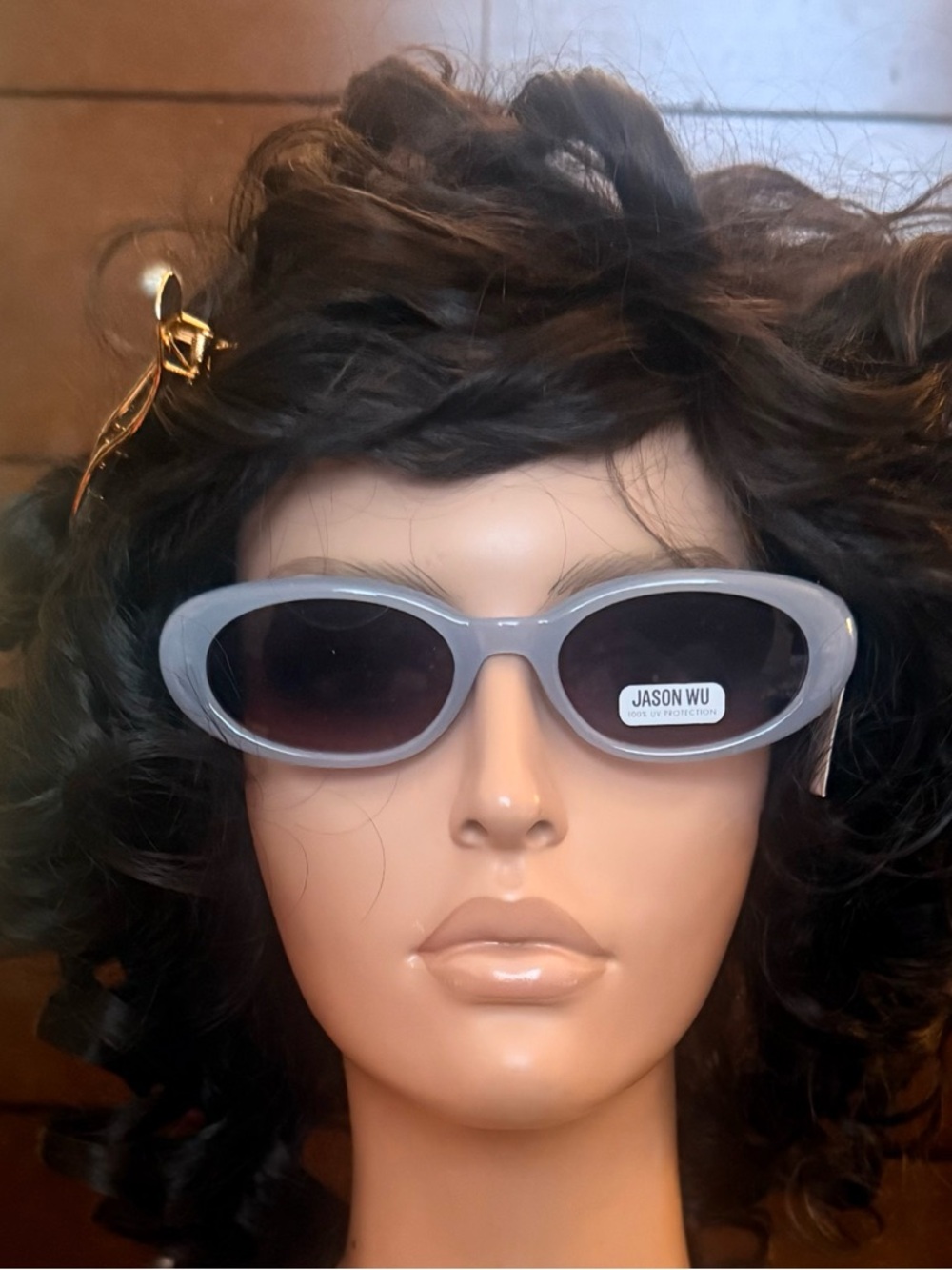 Jason Wu Light Blue Oval Sunglasses